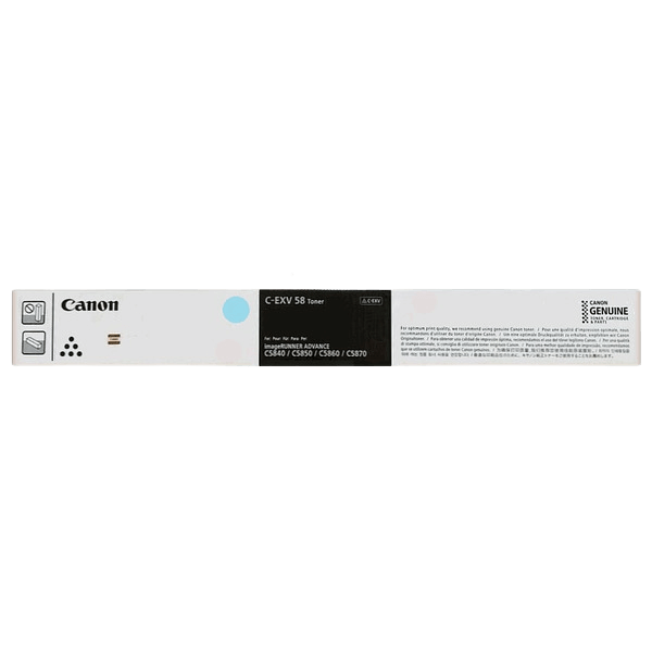 Canon C-EXV58 C XL cyan original toner 60000 sider (3764C002)