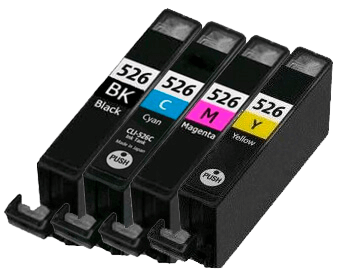 Canon CLI-526  4 stk. rabatpakke blækpatron 36 ml. - kompatibel