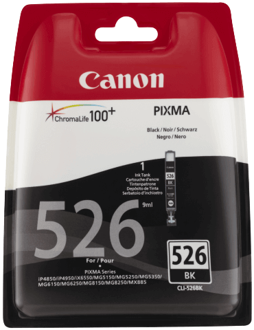 Canon CLI-526BK sort original blækpatron 9 ml. (4540B001)