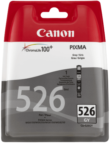 Canon CLI-526GY grå original blækpatron 9 ml. (4544B001)