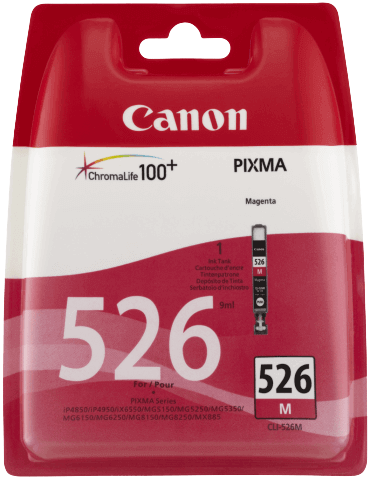 Canon CLI-526M magenta original blækpatron 9 ml. (4542B001)
