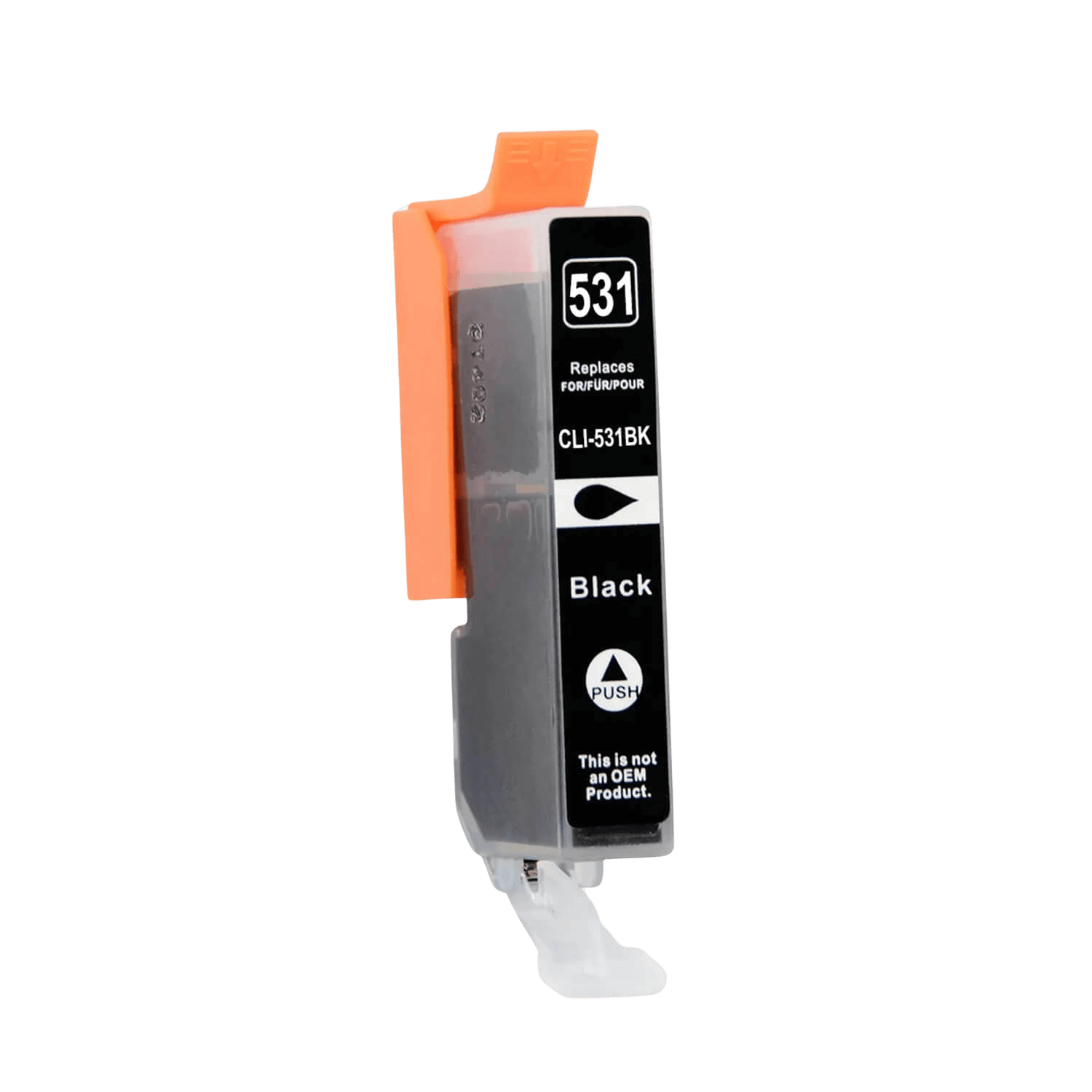 Canon CLI-531BK sort kompatibel blækpatron 12 ml. (6118C001)