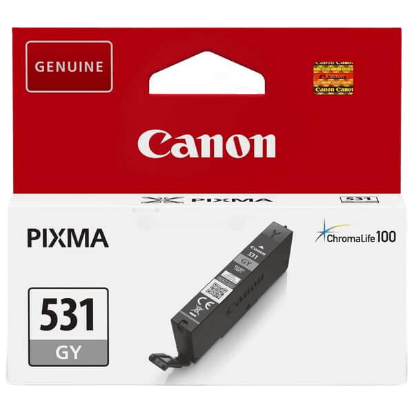 Canon CLI-531GY grå original blækpatron 8,2 ml. (6122C001)