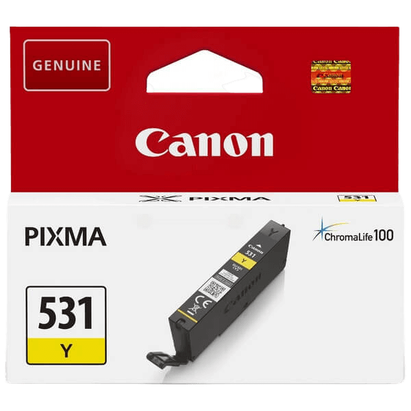 Canon CLI-531Y gul original blækpatron 8,2 ml. (6121C001)