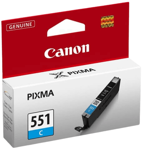 Canon CLI-551C cyan original blækpatron 7 ml. (6509B001)