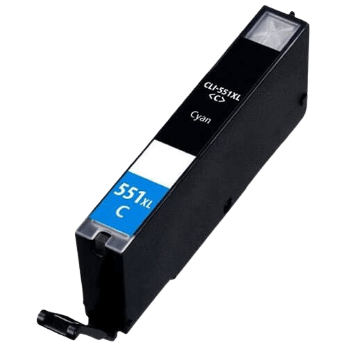 Canon CLI-551XLC cyan kompatibel blækpatron 12 ml. (6444B001)