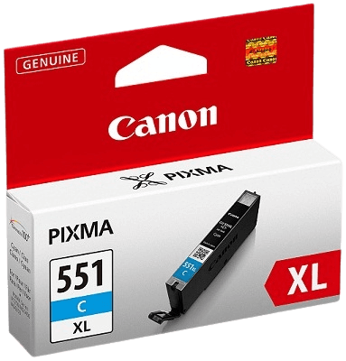 Canon CLI-551XLC cyan original blækpatron 11 ml. (6444B001)