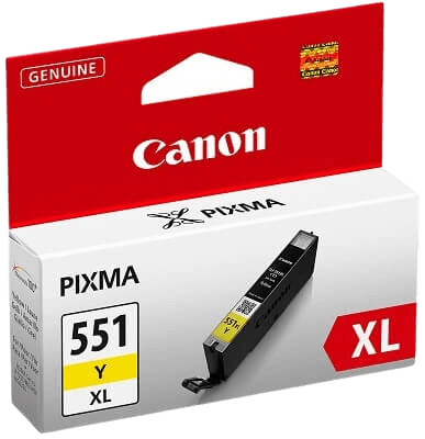 Canon CLI-551XLY gul original blækpatron 11 ml. (6446B001)