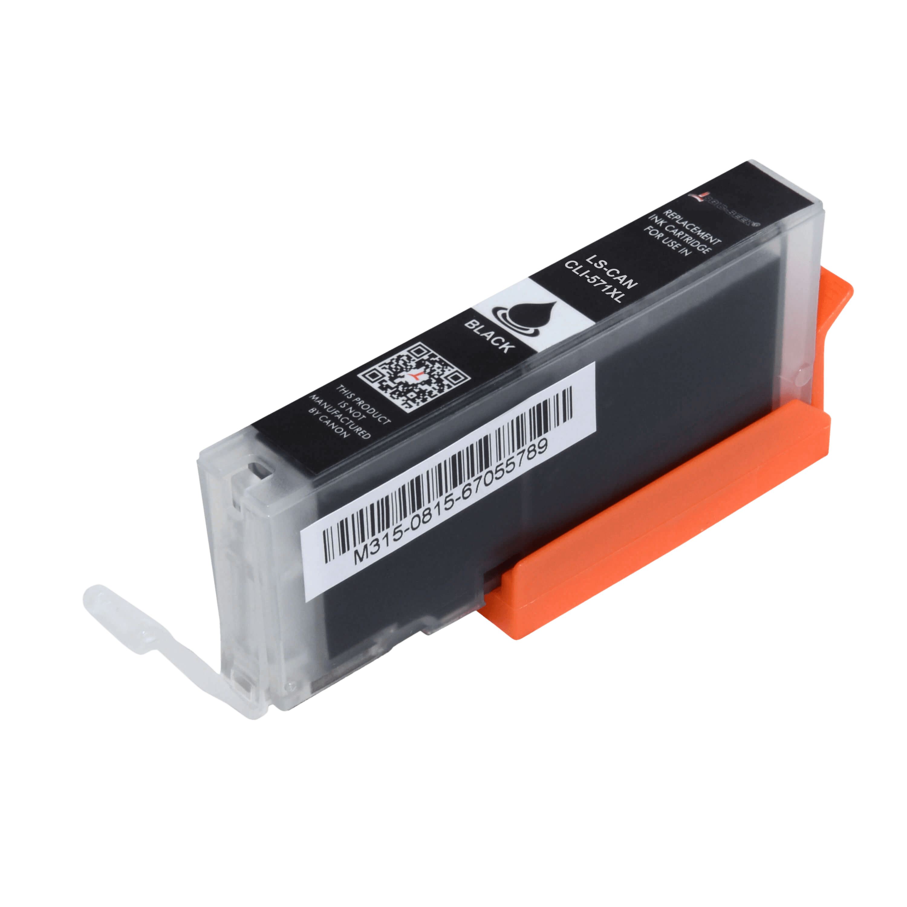 Canon CLI-571BK XL sort kompatibel blækpatron 12,2 ml. (0331C001)