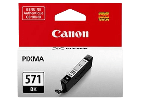 Canon CLI-571BK sort original blækpatron 7 ml. (0385C001)