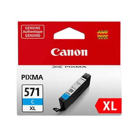 Canon CLI-571CXL cyan original blækpatron 11 ml. (0332C001)