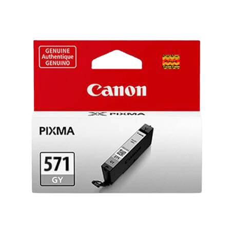 Canon CLI-571GY grå original blækpatron 7 ml. (0389C001)