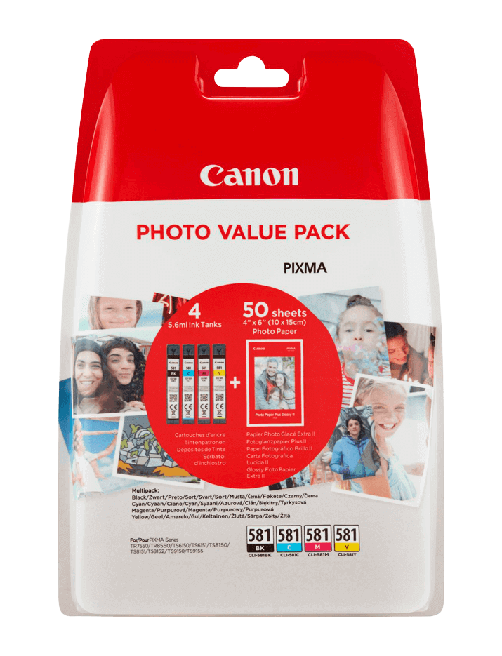 Canon CLI-581 CMYK original multipack 4 x 5 ml. (2106C005)