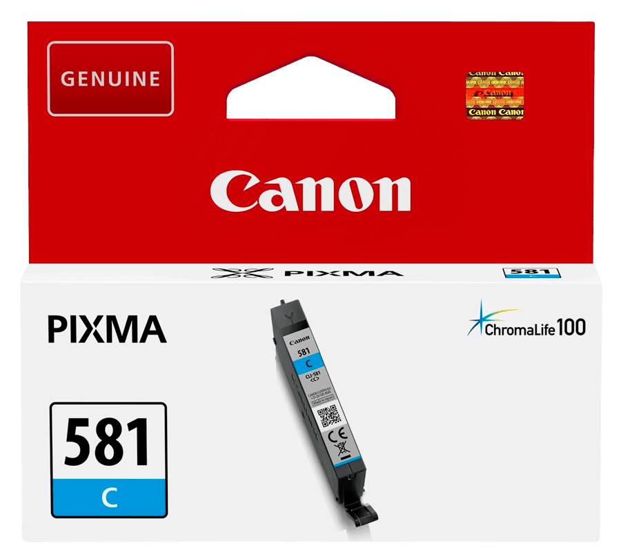Canon CLI-581C cyan original blækpatron 5 ml. (2103C001)