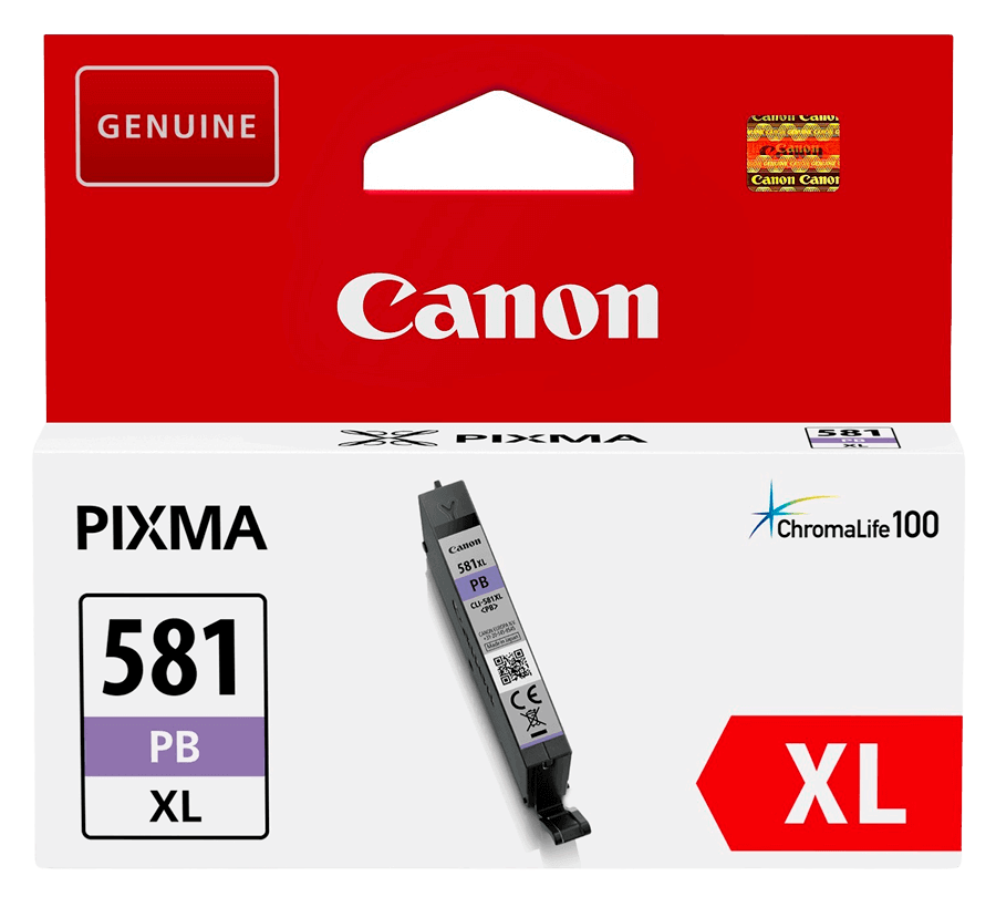 Canon CLI-581PB XL foto blå original blækpatron 8 ml. (2053C001)
