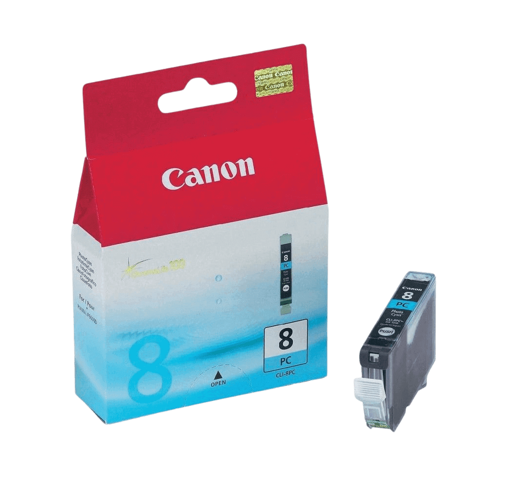 Canon CLI-8PC foto cyan original blækpatron 13 ml. (0624B001)