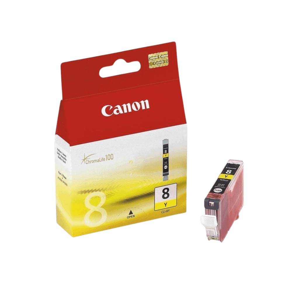 Canon CLI-8Y gul original blækpatron 13 ml. (0623B001)