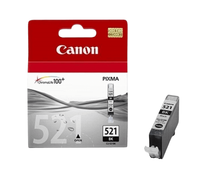 Canon CLI521BK sort original blækpatron 9 ml. (2933B001)
