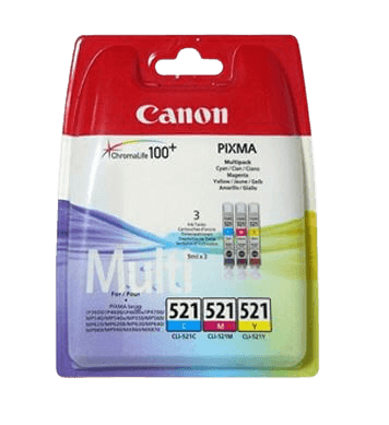 Canon CLI521CMY CMYK original multipack 27 ml. (2934B010)