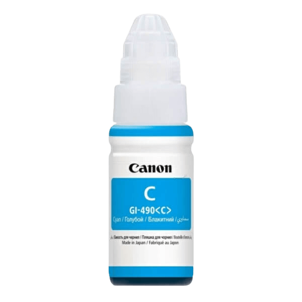 Canon GI-490C cyan original Blæk refill 70 ml. (0664C001)
