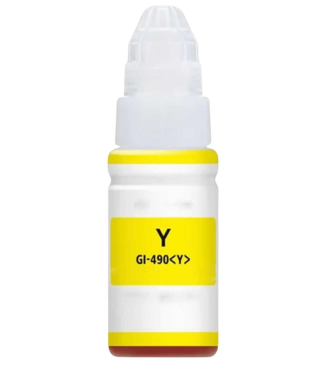 Canon GI-490Y gul kompatibel Blæk refill 100 ml. (0666C001)
