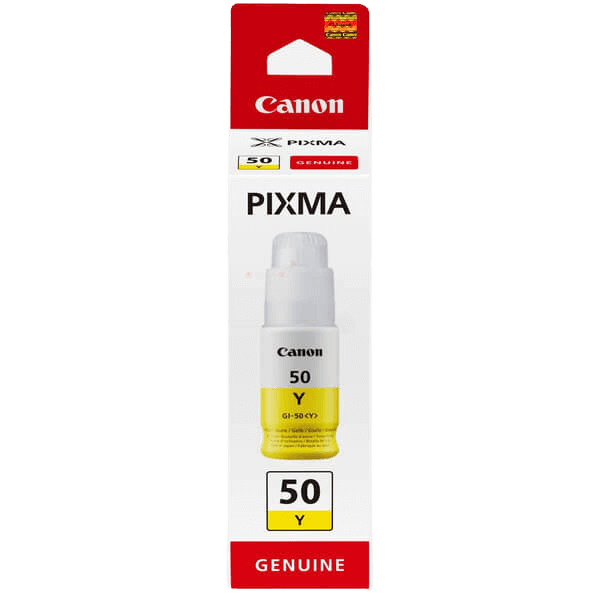 Canon GI-50 Y gul original Blæk refill 70 ml. (3405C001)