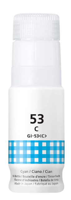 Canon GI-53C cyan kompatibel Blæk refill 60 ml. (4673C001)