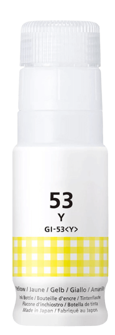 Canon GI-53Y gul kompatibel Blæk refill 60 ml. (4690C001)