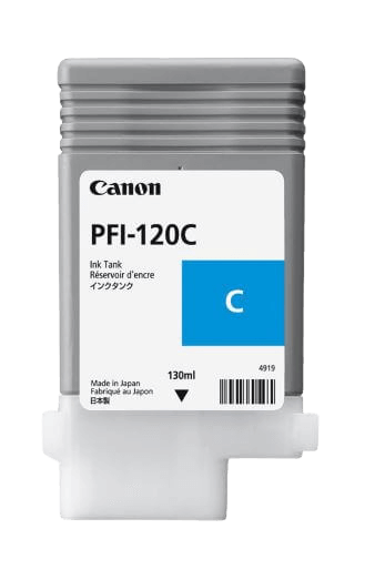 Canon PFI-120C cyan original blækpatron 130 ml. (2886C001)