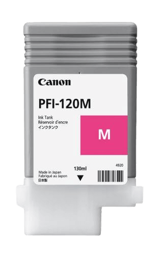 Canon PFI-120M magenta original blækpatron 130 ml. (2887C001)