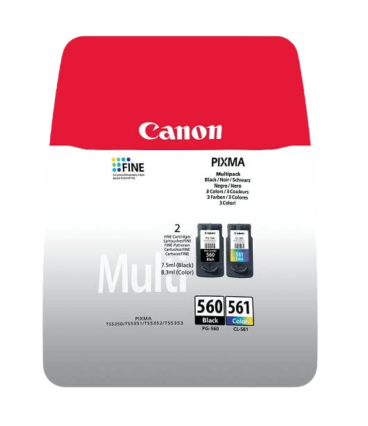 Canon PG-560 / CL-561 CMYK original multipack 7,5 + 8 ml. (3713C006)