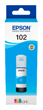 Epson 102 cyan original Blæk refill 70 ml. (C13T03R240)