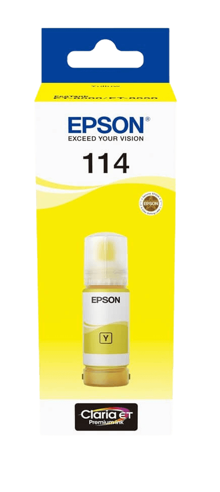Epson 114 gul original Blæk refill 70 ml. (C13T07B440)