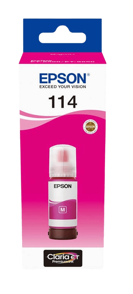 Epson 114 magenta original Blæk refill 70 ml. (C13T07B340)