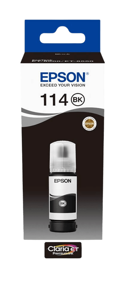 Epson 114 sort original Blæk refill 70 ml. (C13T07A140)