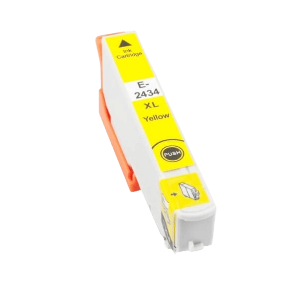 Epson 24 XL gul kompatibel blækpatron 11 ml. (C13T24344010)