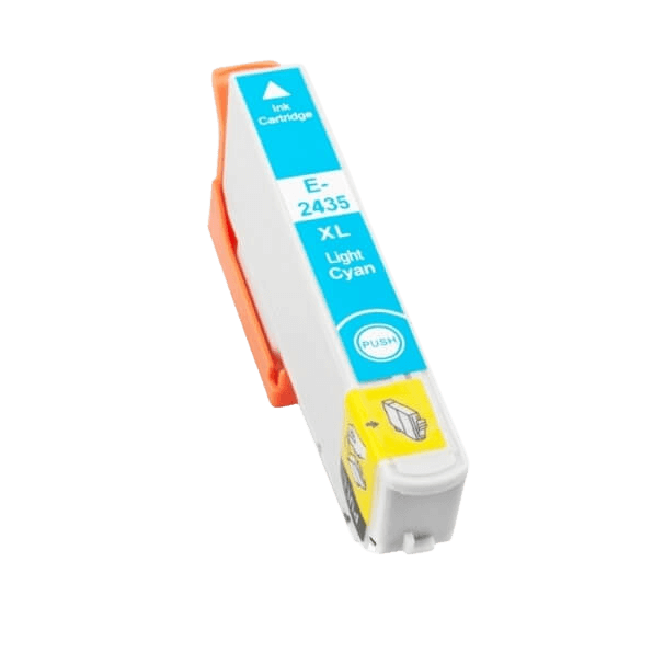 Epson 24 XL lys cyan kompatibel blækpatron 11 ml. (C13T24354010)
