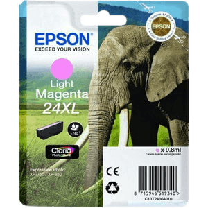Epson 24XL lys magenta original blækpatron 10 ml. (C13T24364012)