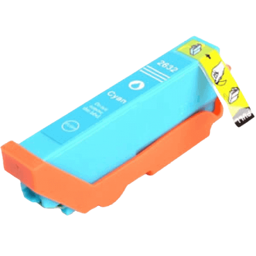 Epson 26 XL cyan kompatibel blækpatron 15 ml. (C13T26324010)