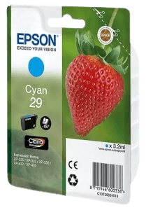 Epson 29 cyan original blækpatron 3,2 ml. (C13T29824012)