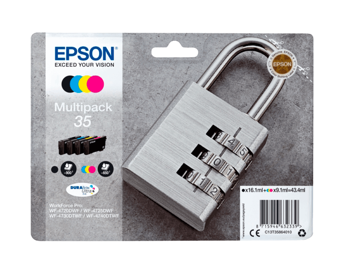 Epson 35 CMYK original multipack 43,4 ml. (C13T35864010)