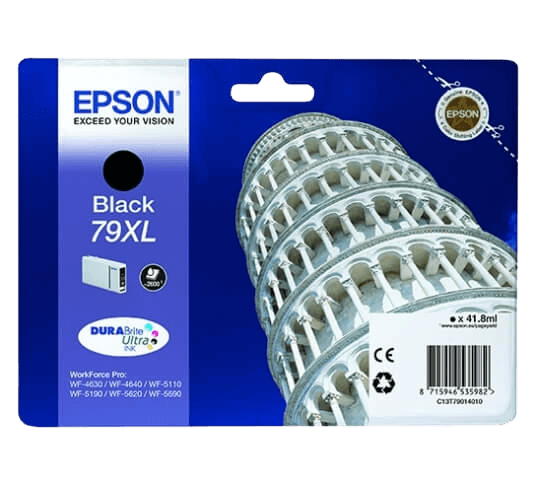 Epson 79 XL sort original blækpatron 41 ml. (C13T79014010)