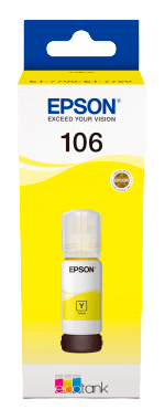 Epson 106 gul original Blæk refill 70 ml. (C13T00R440)
