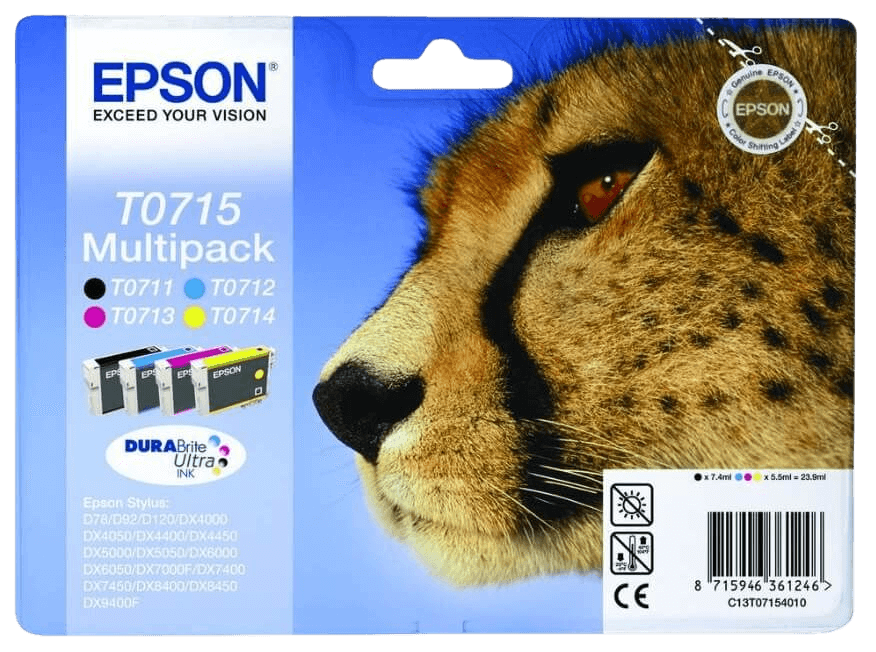 Epson T0715 CMYK original multipack 23,9 ml. (C13T07154012)