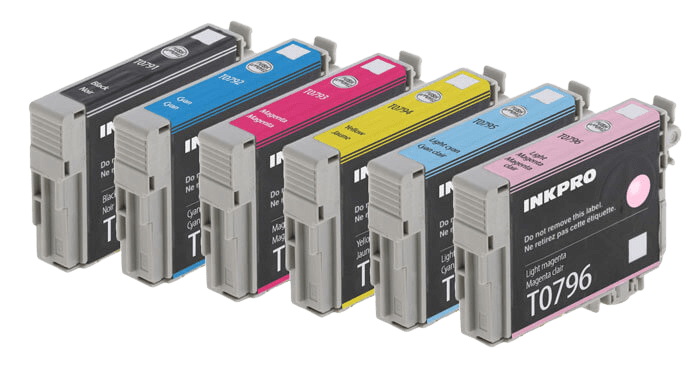 Epson T0791 XL 6 stk. rabatpakke blækpatron 90 ml. - kompatibel