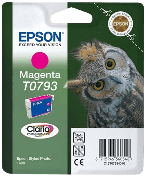 Epson T0793 XL magenta original blækpatron 11,1 ml. (C13T07934010)