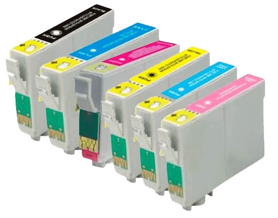 Epson T0801 6 stk. rabatpakke blækpatron 78 ml. - kompatibel