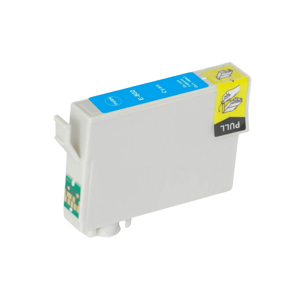 Epson T0802 cyan kompatibel blækpatron 13 ml. (C13T08024011)