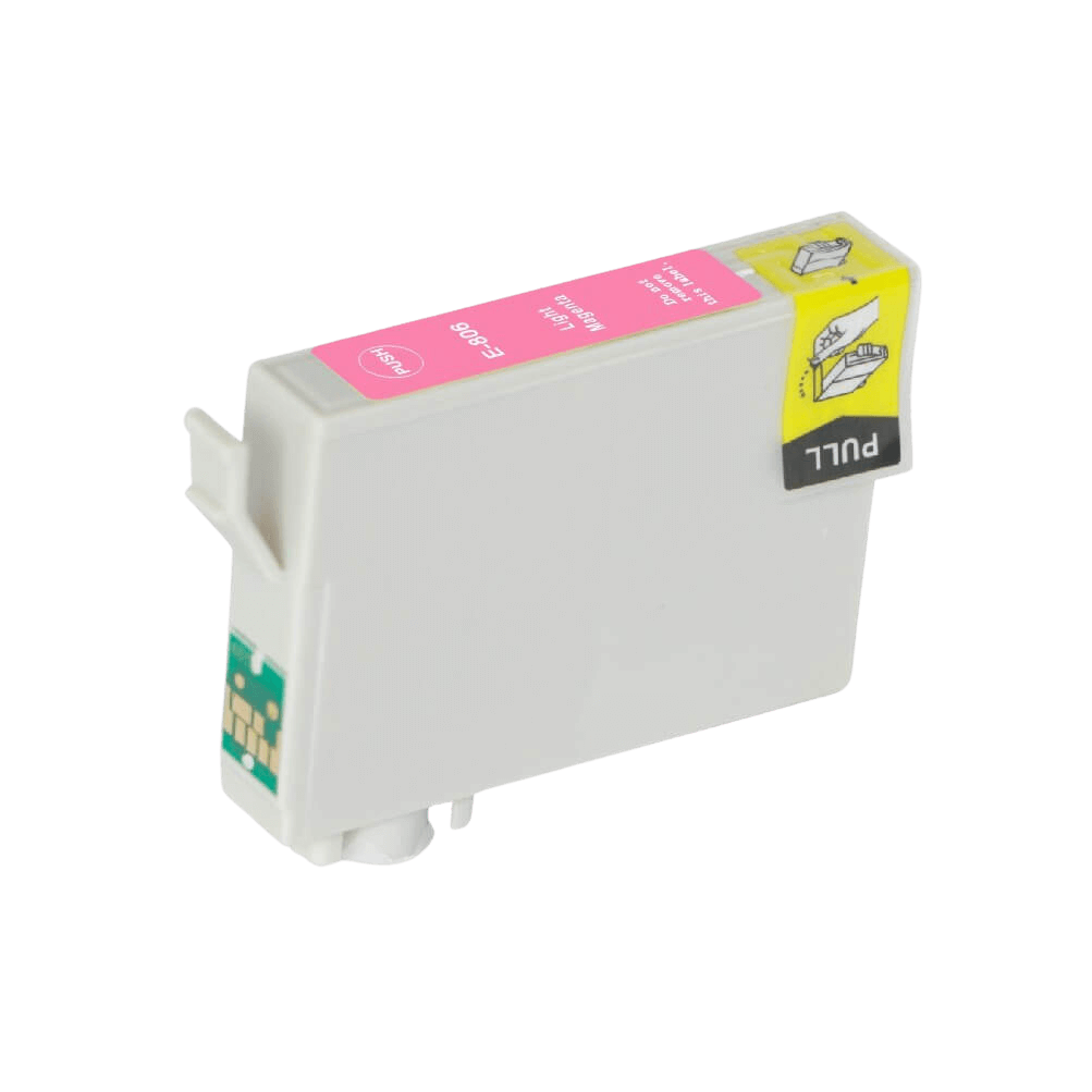 Epson T0806 lys magenta kompatibel blækpatron 13 ml. (C13T08064011)