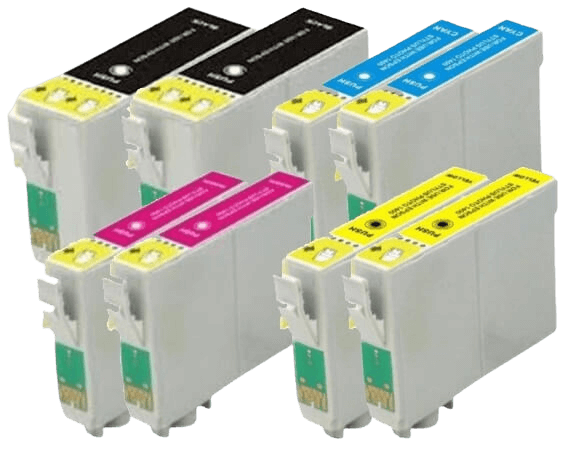 Epson T1301 XXL 8 stk. rabatpakke blækpatron 174 ml. - kompatibel